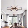 Maxim Lighting Wings 6 - Light Chandelier in  Black/Satin Brass - 4 of 4