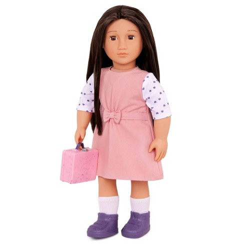 Our Generation Lin With School Lunch Box 18 Doll : Target