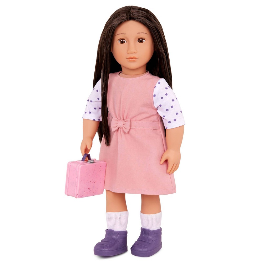 Photos - Doll Our Generation Dolls Our Generation Lin with School Lunch Box 18"  