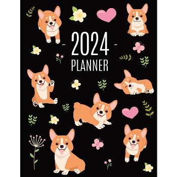 Corgi Planner 2024 - by  Happy Oak Tree Press (Paperback)