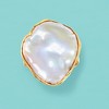 Ross-Simons 20x16mm Cultured Baroque Keshi Pearl Ring in 18kt Gold Over Sterling - 4 of 4