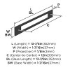 Amerock Medora Backplate for Paneled Appliances and Large Cabinet Doors - 3 of 4