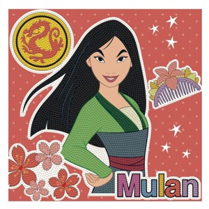 DIAMOND DOTZ, DOTZ Box Disney Mulan Diamond Art Painting Kit 11" X 11" - 1 of 4