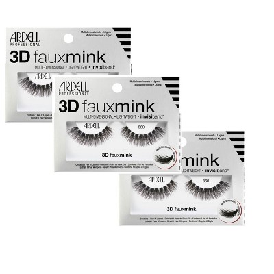 Ardell Professional 3D Fauxmink - 860 - (3-Pack)