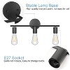 Runesay Bathroom Mirror Wall Light with 3 Lights, Black Iron Bathroom Mirror Lamp, Wall Light, Bathroom Mirror Light, E27 Base, Bulb Not Included - 3 of 4