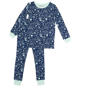 RuggedButts SoftSnooze Toddler Boys Long Sleeve Pajama Set - 1 of 4