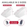 Jumbl 10" Vertical Plate Rack, Salad Plate, Plastic Plate Holder & Cabinet Space Saver - 1 Pack - 3 of 4