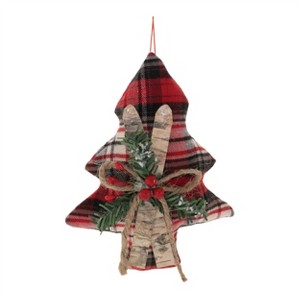 Tree w/Skis Ornament (Set of 12) - 1 of 3