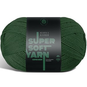 Hearth & Harbor Acrylic Yarn for Crocheting & Knitting - Soft Yarn for Crocheting, 370 Yards Knitting Yarn, Medium Worsted Weight Yarn 4 - 1 of 4