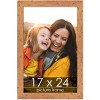 PosterPalooza | Shabby Chic Orange Picture Frame - UV Acrylic, Foam Board Backing, Hanging Hardware - 2 of 4
