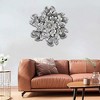Cheung's Varinnia Galvanized Metal Peony Style Wall Decor - 2 of 2