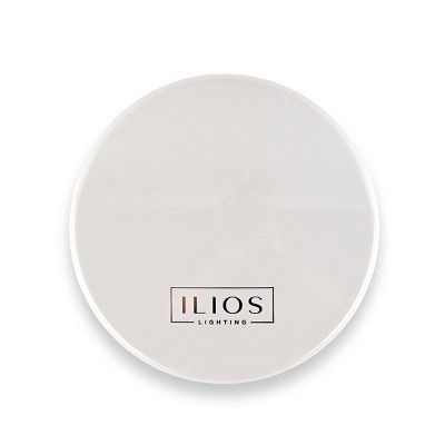 White 5-Inch LED Compact Mirror with 1x and 10x Magnification