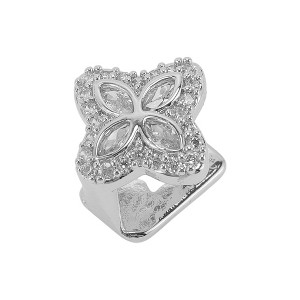 Unique Bargains Hip Hop Four-Leaf Flower Fake Grills 1 Pc - 1 of 4