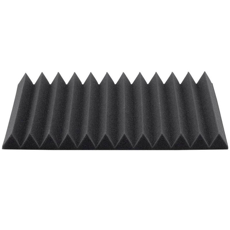 Monoprice Studio Wedges Acoustic Foam Panels (12-pack) 1in x 12in x 12in Fire-Retardant, Easy To Install - Stage Right Series, 2 of 6