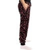 #followMe Men's Microfleece Buffalo Plaid Pajama Pants with Pockets: Comfortable Joggers - 2 of 3