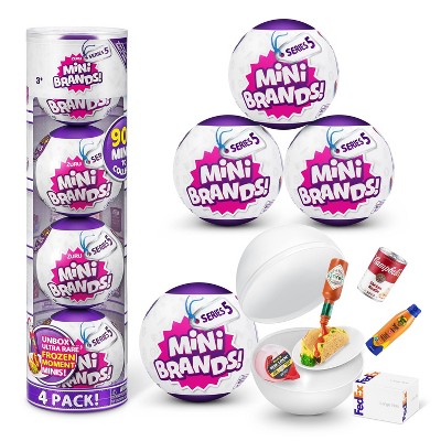 Mini Brands Series 5 Capsule 4pk