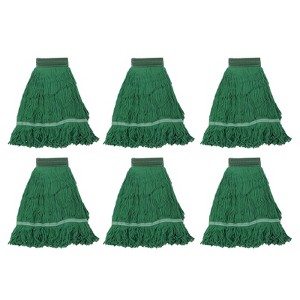 Unique Bargains Commercial Replacement Cotton String Mop Head 6 Pcs - 1 of 3