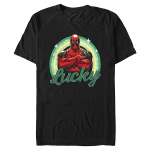 Men's Marvel: Deadpool Lucky Pose T-Shirt - 1 of 4