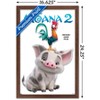 Trends International Disney Moana 2 - Heihei and Pua Feature Series Framed Wall Poster Prints - 3 of 4