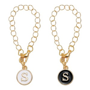 Unique Bargains Letter Accessories for Stanley Tumbler Cup Initial Name ID Personalized Charm 2 Pcs S - 1 of 4