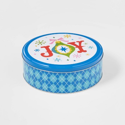 Round Medium Joy Cookie Tin - Wondershop™