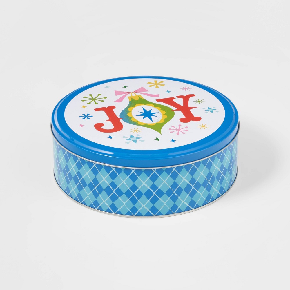 Round Medium Joy Cookie Tin - Wondershop