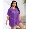 Women's Swimsuit Beach Cover Up Lace Bikini Beachwear Plus Size Beach Bikini See Through Swimwear - 2 of 4