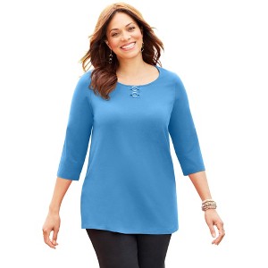 Catherines Suprema Studio Double-Ring Tee - 1 of 4