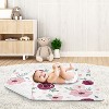 Sweet Jojo Designs Girl Baby Security Blanket Watercolor Floral Red Pink and Grey - 2 of 4