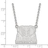 Black Bow Jewelry 10k White Gold Alabama Crimson Tide NCAA Necklace 18 Inch - 2 of 4