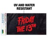 Friday The 13th Logo Automotive Bumper Sticker - 2 of 4