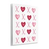 Stupell Industries Pink XOXO Hearts Wall Plaque Art - 3 of 4