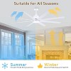 72 Inches White Ceiling Fan for Large House - 4 of 4