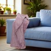 Unique Bargains Blanket Mesh Pineapple Pattern Coral Fleece Polyester 28"x39" - 4 of 4