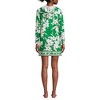 Lands' End Women's Cotton Jersey Long Sleeve Hooded Swim Cover-up Dress - 2 of 4