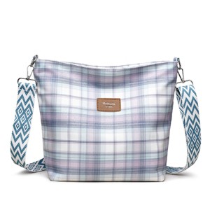 Boersma Large Capacity Contrast Color Shoulder Bag – Stylish Commuter Messenger Tote for Work, Travel & Daily Use - 1 of 4