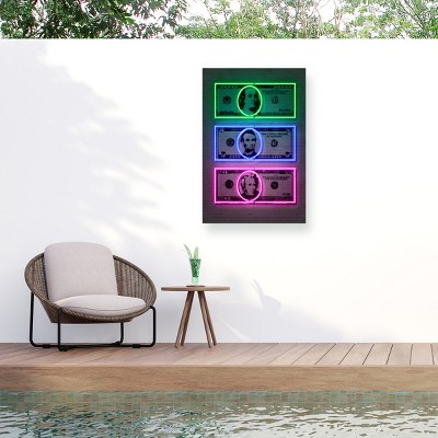 Trademark Fine Art - Octavian Mielu Dollars Matted Framed Art