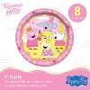 Treasures Gifted Princess Peppa Pig Plates 9in - Princess Peppa Pig Party Supplies - 8 Pack - 2 of 4