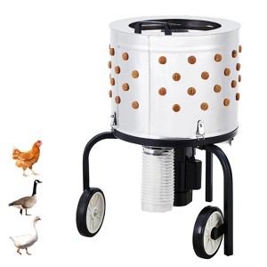 Chicken Plucker - Stainless Steel Poultry Processor with 106 Soft Fingers, 20 Inch Drum - 1 of 4