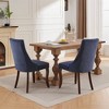 Dining Chairs Set Of 2, Upholstered Dining Chair With High Backrest, High Rebound Sponge, Triple Elastic Structure, Kitchen Dining Chair - 3 of 4