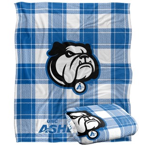 University Of North Carolina Asheville Campus Plaid Spirit Silky Touch Super Soft Throw Blanket 50x60 - 1 of 4