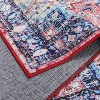 8*10ft Washable Vintage Area Rug, Non-Slip Low Pile Throw Soft Carpet with TPE Backing, Medallion Carpet for Bedroom Dining Room Kitchen Living Room - 3 of 4