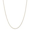 Black Bow Jewelry 0.8mm 14k Yellow Gold Spiga Pendant Chain Necklace - 3 of 4