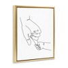Stupell Industries Baby Hands Holding Index Finger, 25" x 31" - 3 of 4