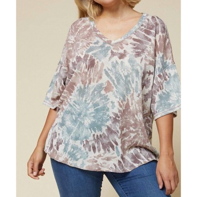 Women's Tie Dye Starburst Top - entro