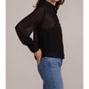 Women's Rana Rhinestone Button Down Top - LUCY PARIS - 2 of 4