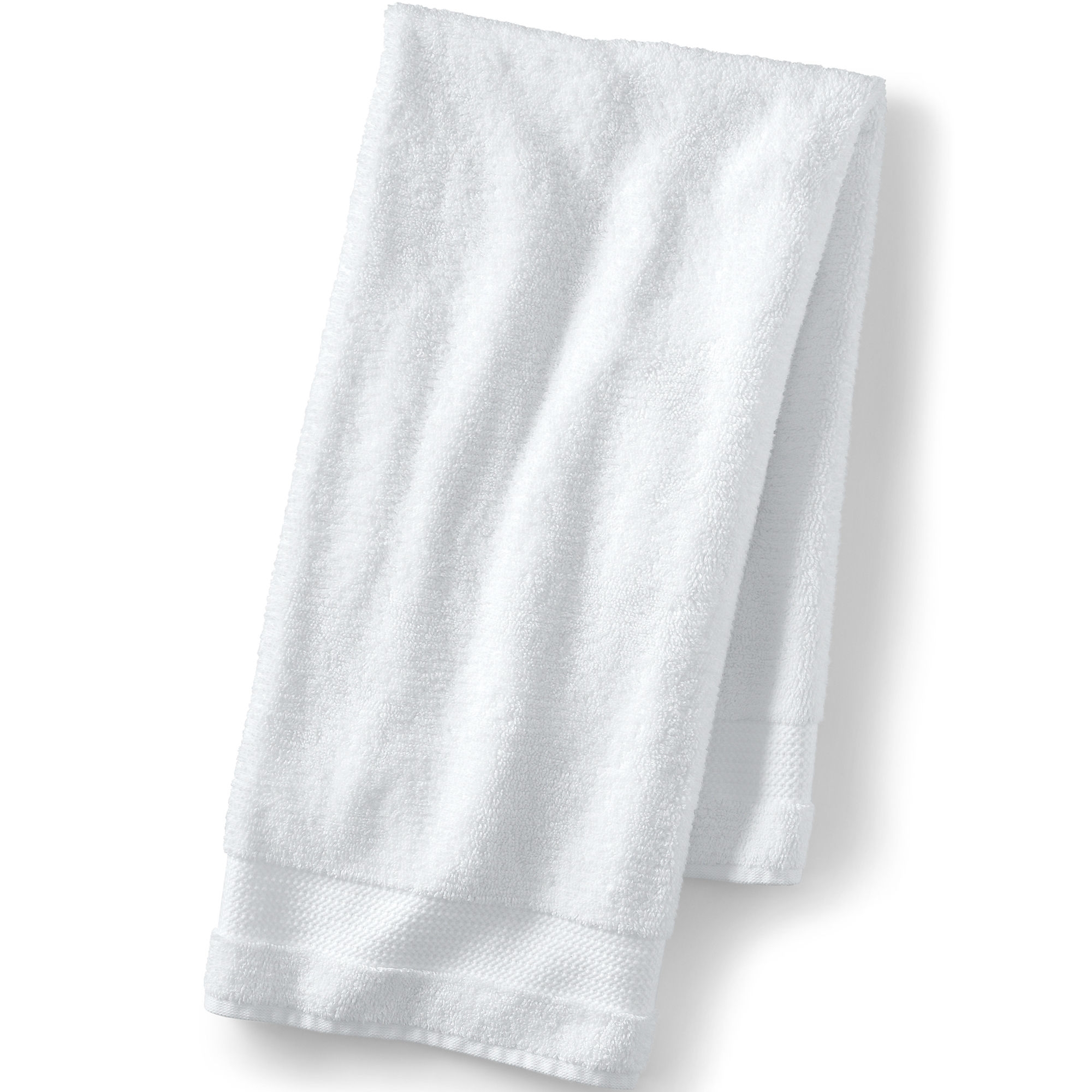 Lands' End Organic Cotton Bath Sheet - Bath Sheet - White