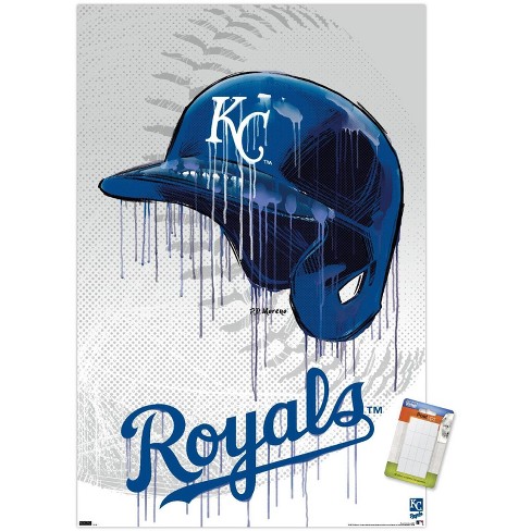 MLB Kansas City Royals - Salvador Perez 17 Wall Poster, 14.725 x 22.375,  Framed