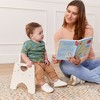 ECR4Kids Stackable Wooden Toddler Chair, 6in, 2-Pack - 3 of 4