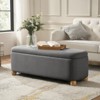 Patricio Storage Bench With Solid Wood Legs | ARTFUL LIVING DESIGN - 3 of 4